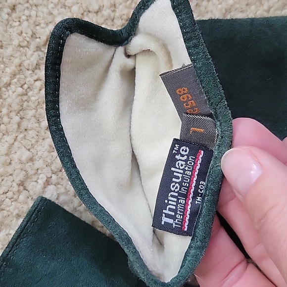 Wilsons Leather coat Adventure Bound grn lthr w/detachable hood Excellent condtn - Picture 12 of 16